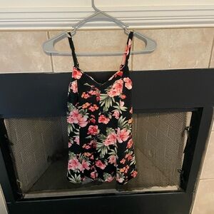 Tropical Floral Forever 21 Romper